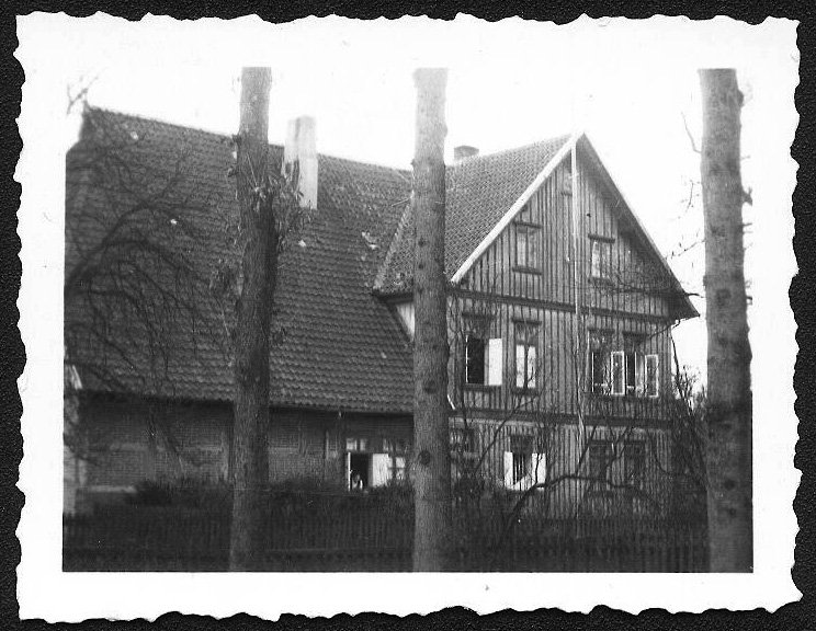 Altes Forsthaus Westansicht um 1950